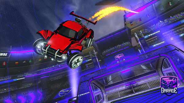 A Rocket League car design from Bronzinni007