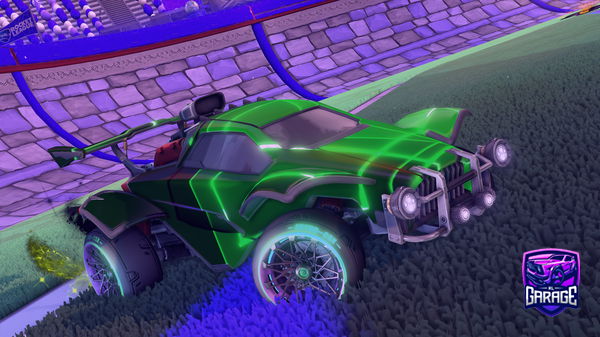 A Rocket League car design from Cursive04