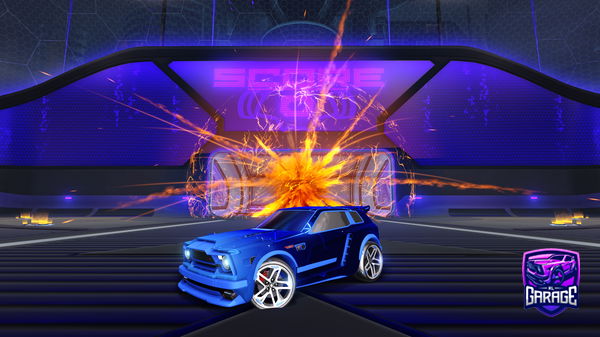 A Rocket League car design from luketawesome