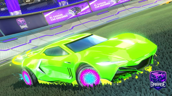 A Rocket League car design from Nitefury