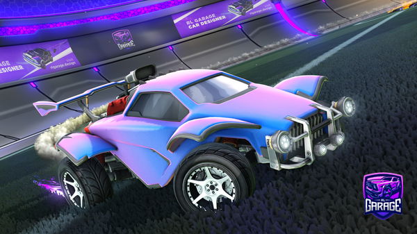 A Rocket League car design from TTV_Msspeedy57