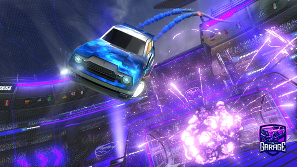 A Rocket League car design from Dossry