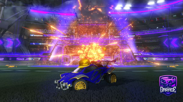 A Rocket League car design from charlax29