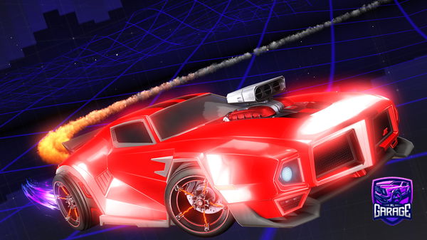 A Rocket League car design from wingfether