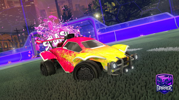 A Rocket League car design from Nikplays02