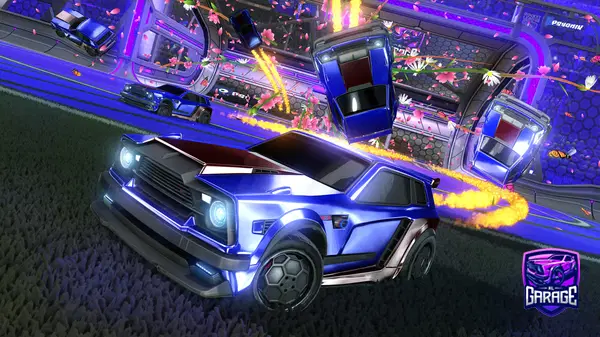 A Rocket League car design from SunkRL