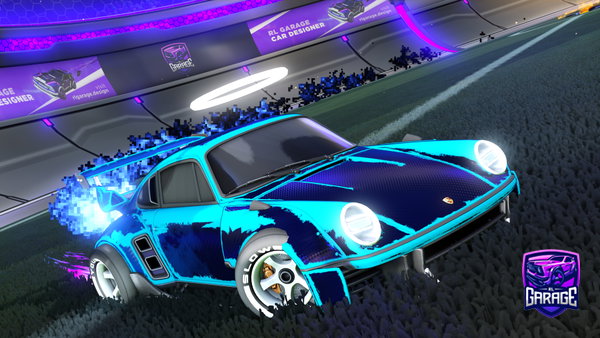A Rocket League car design from BADshroud9