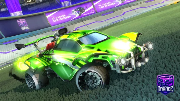 A Rocket League car design from SynthoWave