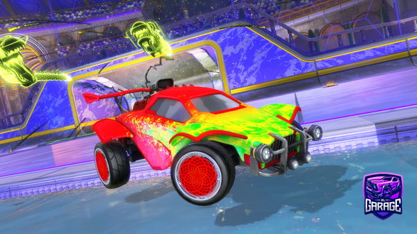 A Rocket League car design from CalWheezy