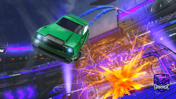 A Rocket League car design from spicy16236