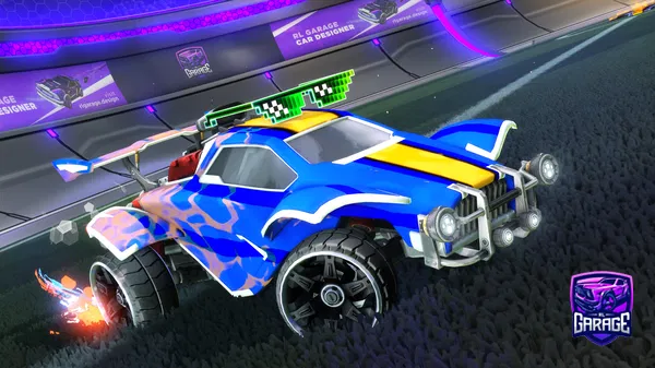 A Rocket League car design from ATinyKitty