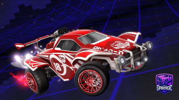 A Rocket League car design from vxairz