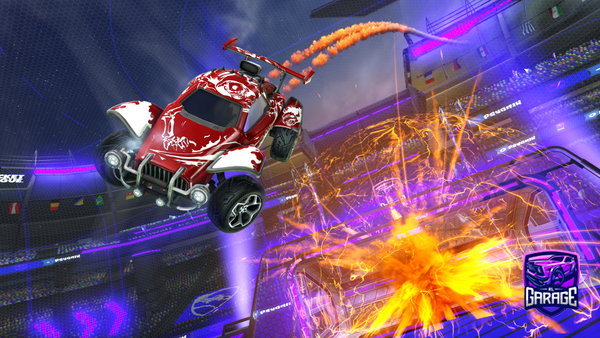 A Rocket League car design from Wizzowiwb
