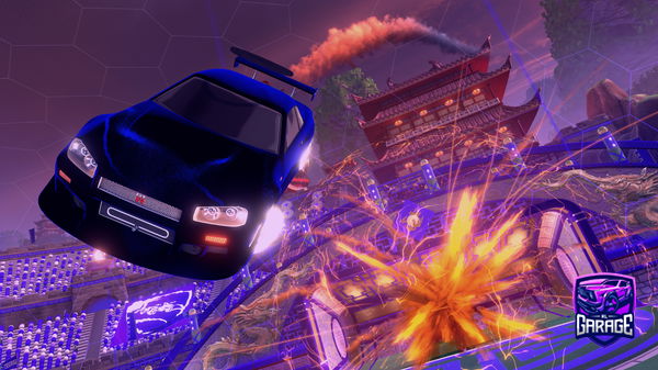 A Rocket League car design from titaniumnicoplo