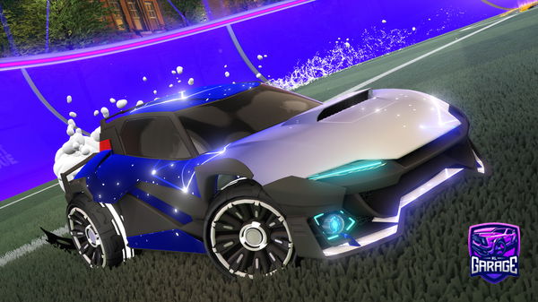 A Rocket League car design from HIBSRULE24