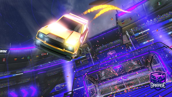 A Rocket League car design from StellarYT