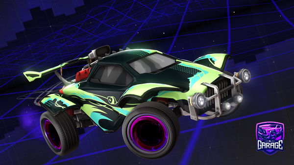 A Rocket League car design from KreepyKrowley