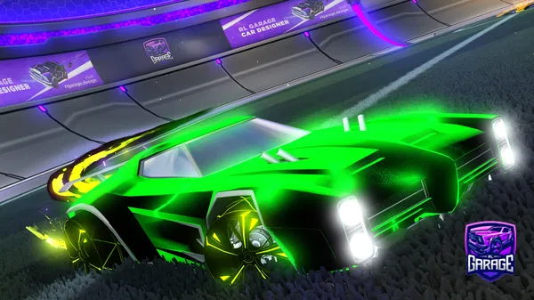 A Rocket League car design from ZAPro77