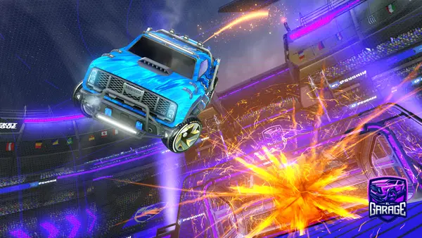 A Rocket League car design from Meatloafitalism