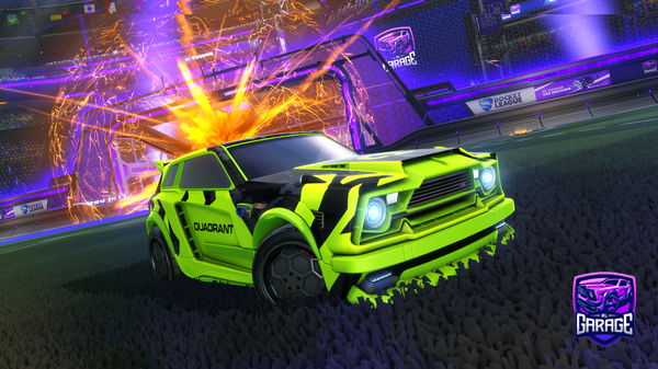 A Rocket League car design from Wombastick