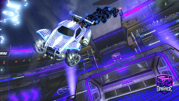 A Rocket League car design from rome-fx