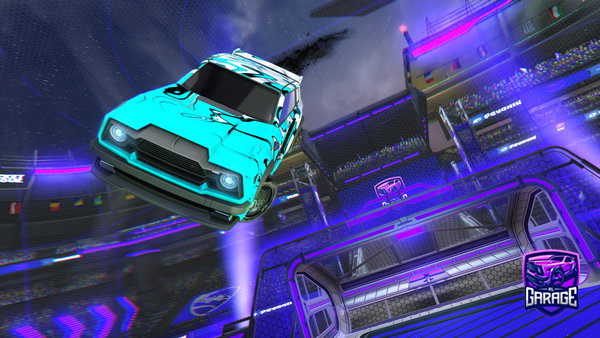 A Rocket League car design from XxRileythestream1
