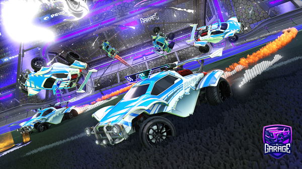 A Rocket League car design from qw21qw2q