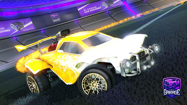 A Rocket League car design from Gabriel007zzzz