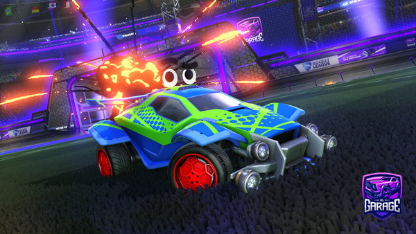 A Rocket League car design from Noodle_