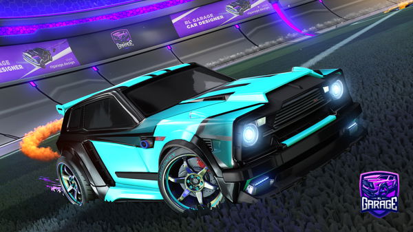 A Rocket League car design from VANHALEN67