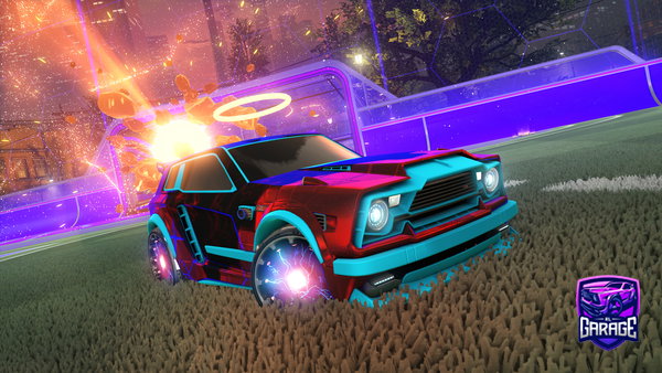 A Rocket League car design from Fniioknoala