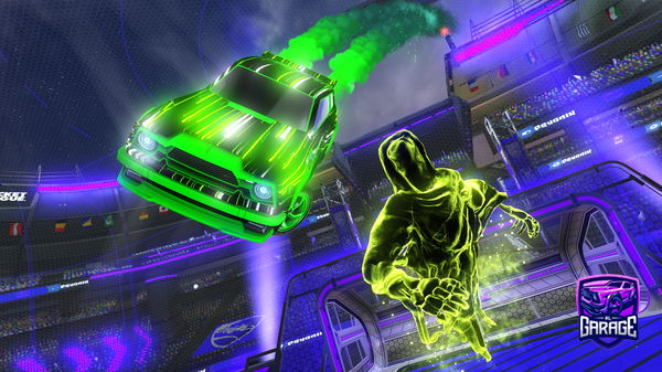 A Rocket League car design from GOLDENHALO99