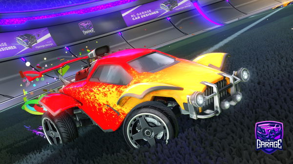 A Rocket League car design from Ztheamazing