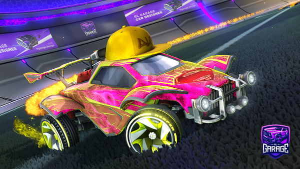A Rocket League car design from PugGamerPro8739
