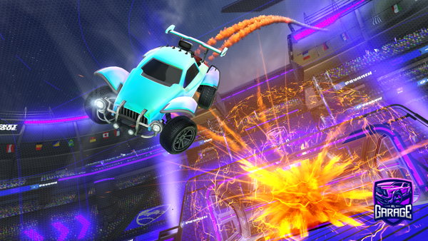 A Rocket League car design from Zenywrld
