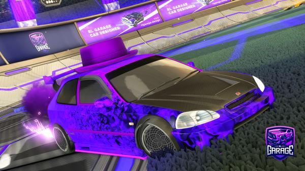 A Rocket League car design from Ezbtou