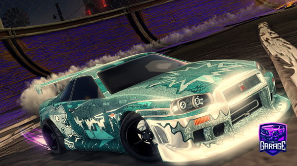 A Rocket League car design from Staticwpn