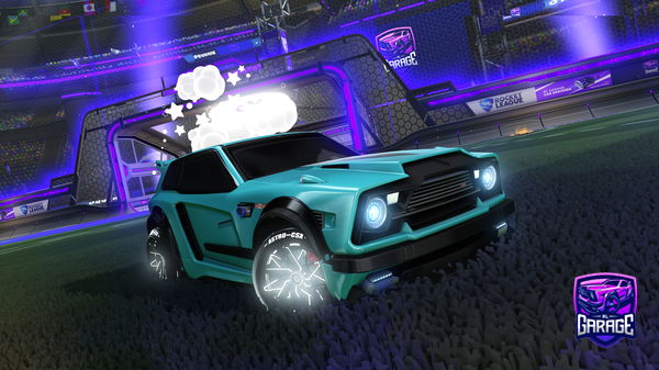 A Rocket League car design from Miguelumpt_