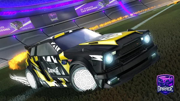 A Rocket League car design from IAmCooked999