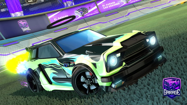 A Rocket League car design from AshyNaruto