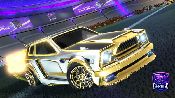 A Rocket League car design from Xxyuki