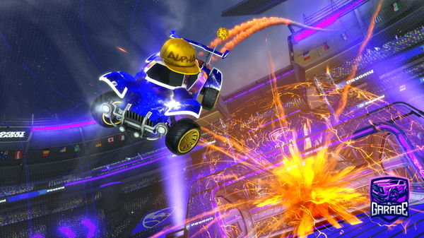 A Rocket League car design from focushxpe