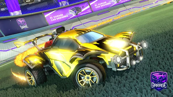 A Rocket League car design from RLGoldBlaze