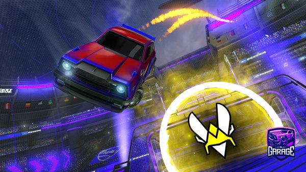 A Rocket League car design from Wizzowiwb
