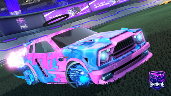 A Rocket League car design from carceles_0709