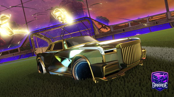 A Rocket League car design from Sp3nc3r9456