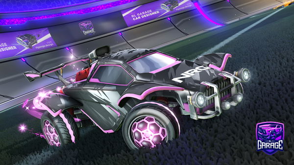 A Rocket League car design from Pinkasaurus