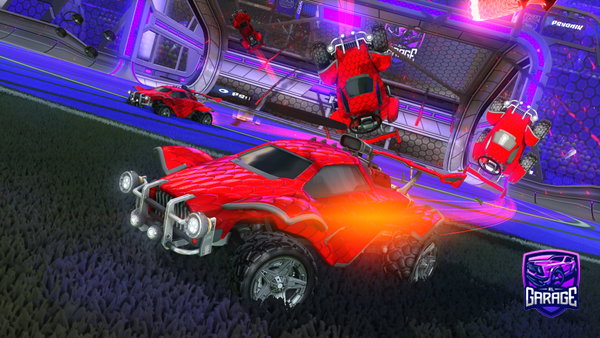 A Rocket League car design from vogeltom