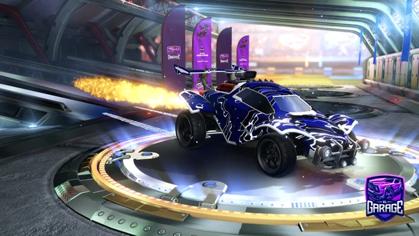 A Rocket League car design from Dropshotiux