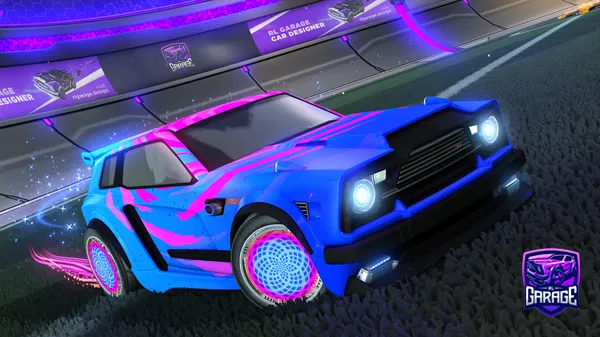 A Rocket League car design from Verrkami